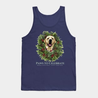 Paws to Celebrate with Yellow Labs Tank Top